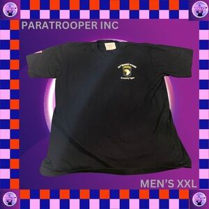 Black Paratrooper Inc. Screaming Eagles T-shirt